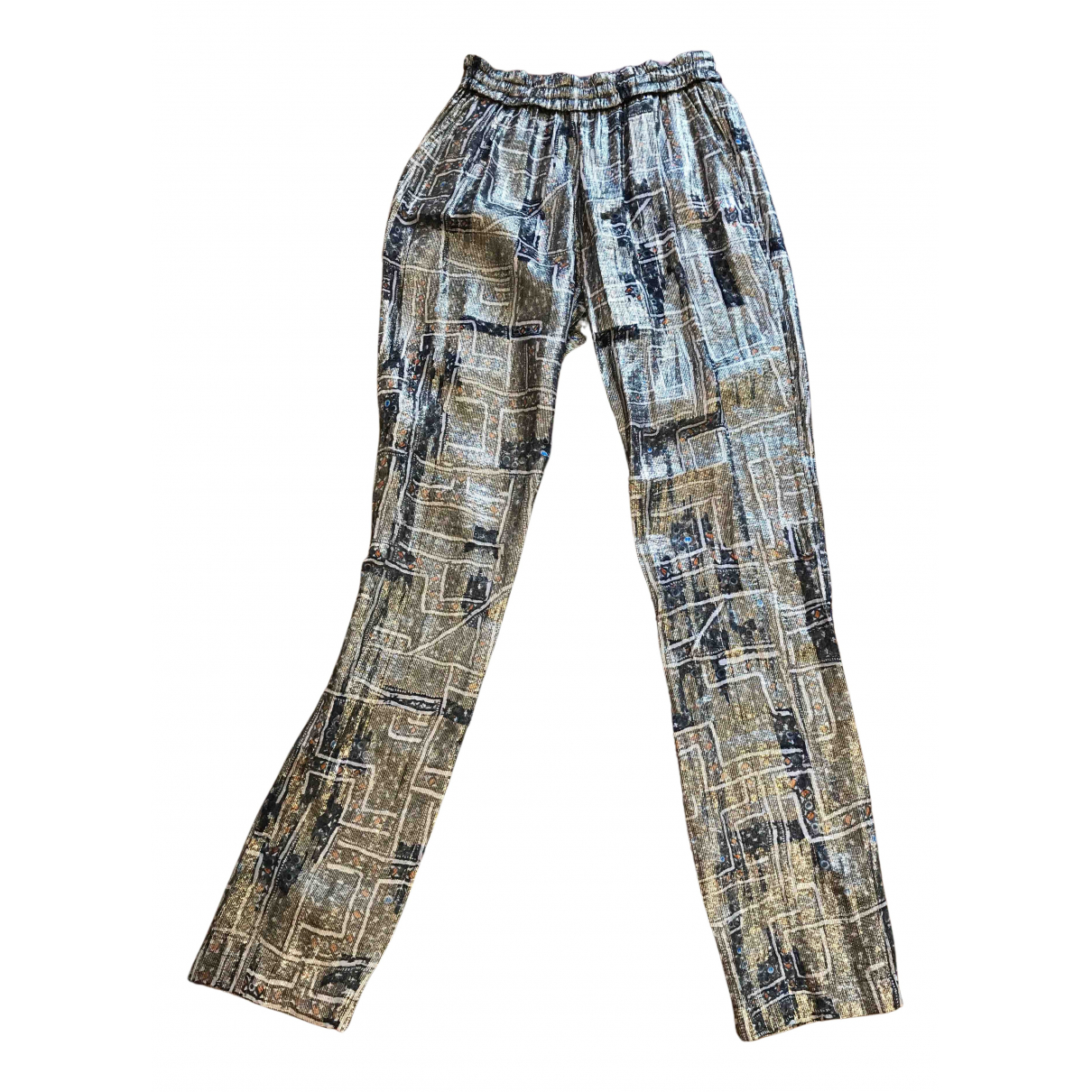 Silk chino pants Isabel Marant Pour H\u0026M 